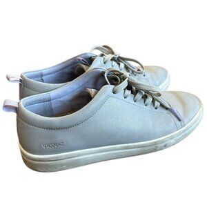 Vionic Paisley Sneaker Tennis Shoes Vapor Gray Purple Comfort Size 7 Women's
